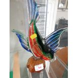 MURANO STYLE COLOURED GLASS FIGURE OF A FISH