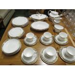 SELECTION OF ROYAL DOULTON FORSYTH TEA AND DINNER WARE.
