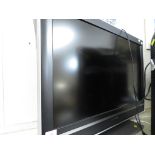 A SONY BRAVIA 32 INCH LCD TELEVISION WITH REMOTE CONTROL.