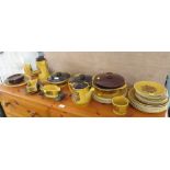 SELECTION OF PALISSY SIERRA TEA AND DINNER WARE. (AF)