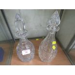 A STUART CRYSTAL DECANTER AND ONE OTHER DECANTER