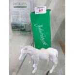 JOHN BESWICK ARCHIVE WHITE FIGURE OF HORSE, WITH BOX