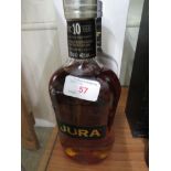Jura single malt Scotch whisky aged ten years, 40%, 70cl, (one bottle, boxed)