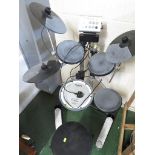 ROLAND ELECTRIC DRUM KIT WITH STOOL. (A/F)