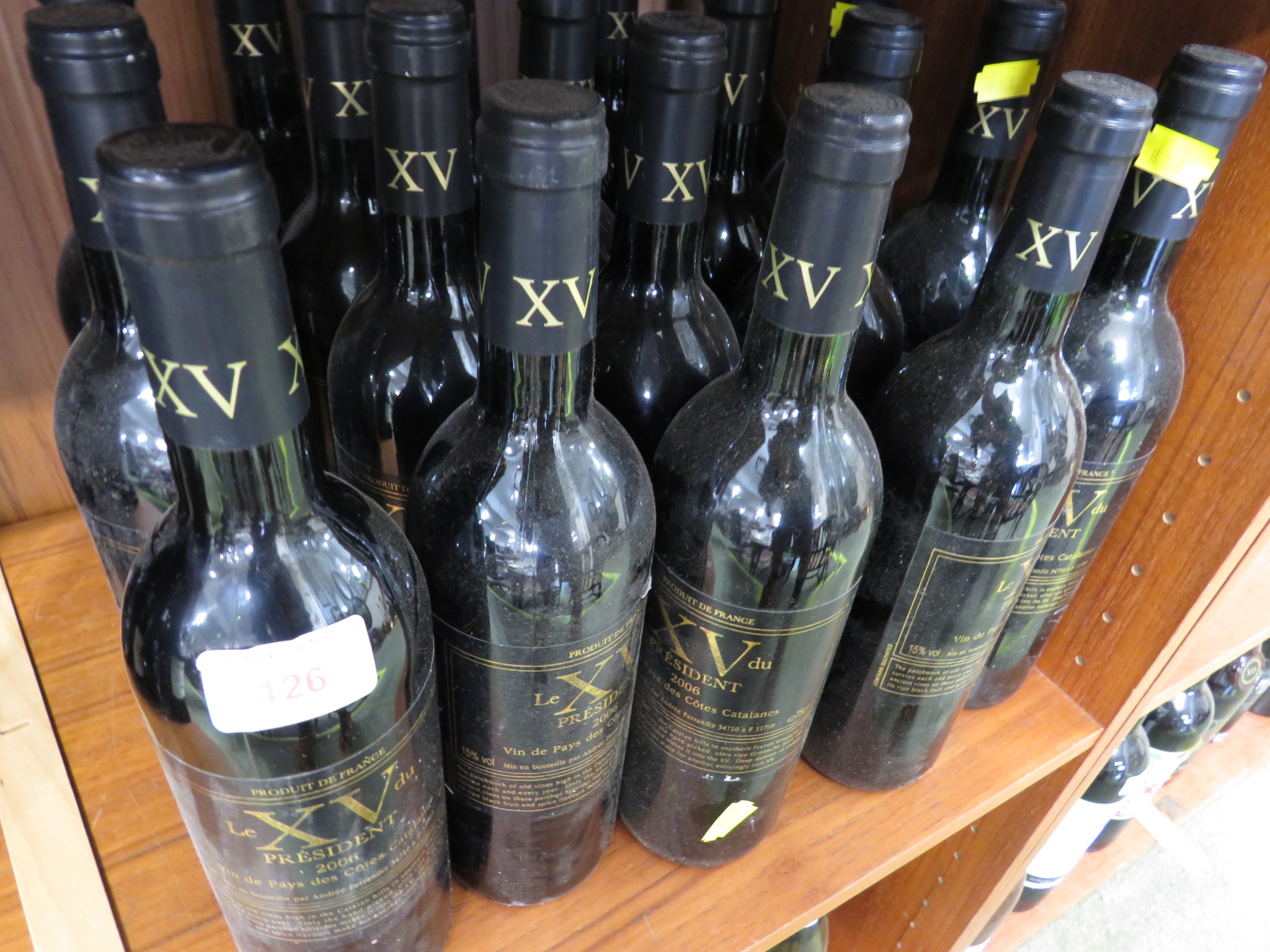 LE XV DU PRESIDENT 2006, 15% VOL, 75CL , PRODUCT OF FRANCE. NINETEEN BOTTLES.