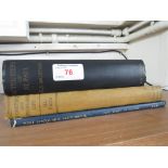 THREE BOOKS INCLUDING IN THE STEPS OF ST PAUL BY H.V.M MORTON *