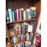 FOUR SHELVES OF FICTION AND REFERENCE BOOKS*