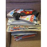 SELECTION OF MOTORING MAGAZINES TOGETHER WITH CAST METAL DOOR STOP. *