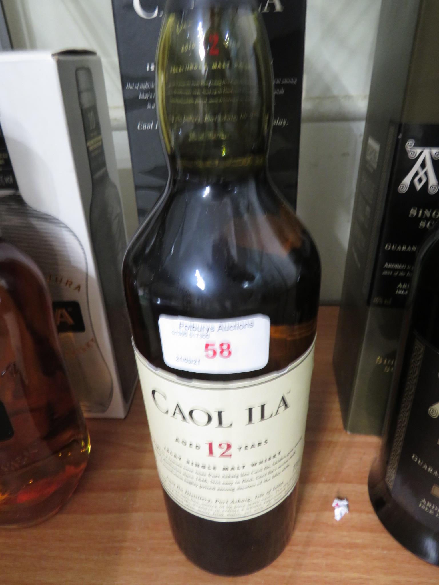 Caol Ila Islay single malt whisky aged twelve years, 43%, 70cl, (one bottle, with box)