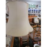 WOODEN STANDARD LAMP WITH SHADE. *