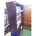 WOOD EFFECT SIX TIER OPEN BOOK CASE. *