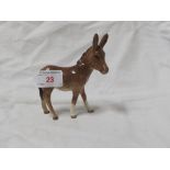 BESWICK CERAMIC FIGURE OF A DONKEY.