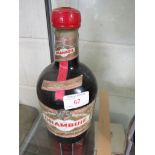 BOTTLE OF DRAMBUIE ONE LITRE.