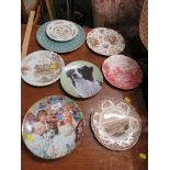 DECORATIVE CHINA PLATES. *