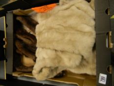 A collection of Vintage Fur Stoles: