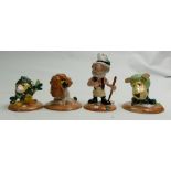 John Beswick Limited Edition The Herbs figures:Bayleaf the Gardener, Parsley the Lion, Sage the Owl,