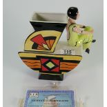 Lorna Bailey limited edition Art Deco Lady vase : with certificate, height 23cm.