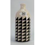 Moorcroft Sister company design consort Iscele milk black & white vase: designed by Emma Bossons