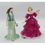 Royal Doulton Pretty Ladies figures: Jennifer & Loving Thoughts(2)
