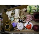 A mixed collection of items to include: Royal Doulton Character jugs, Child figure Marie,