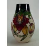 Moorcroft Anna Lily vase: Designed by Nicola Slaney, trial piece dated 11-12-19.