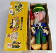 Pelham puppet Mr Rusty in original box: