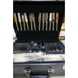 Suissine Cutlery Set: Partial Gold Plated,