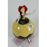 Lorna Bailey limited edition Celia covered pot : with certificate, height 22cm.