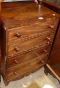 Victorian Mahogany Commode: