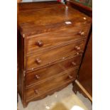 Victorian Mahogany Commode: