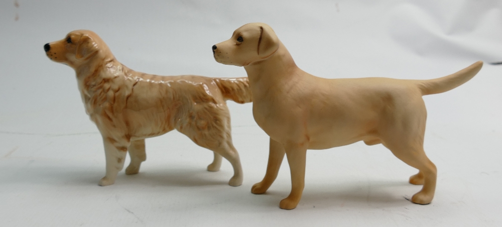 Beswick Retriever 2287: together with matt Labrador 1548(2)