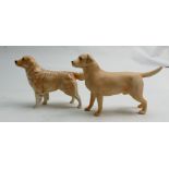 Beswick Retriever 2287: together with matt Labrador 1548(2)