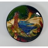 Moorcroft Evening Sky patterned Coaster:dated 2003, diameter 12cm,