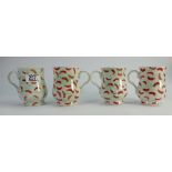 Anita Harris hand painted mugs: set of four
