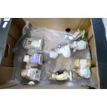 Collection of 8 Beswick & Royal Albert Beatrix Potter figures: Includes Beswick Hunca Munca, Ribby,