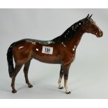 Beswick large brown hunter : 1734