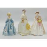 Royal Worcester Lady Figures: Summertime,