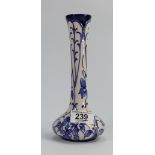 Moorcroft Viola vase: Trail piece dated 13/05/2018.