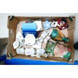 A mixed collection of items to include: Beswick Large character jug, Royal Crown Derby pin tray,