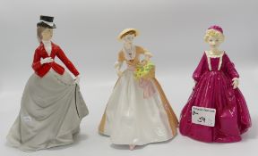 Royal Worcester Lady Figures: Summertime,