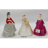 Royal Worcester Lady Figures: Summertime,