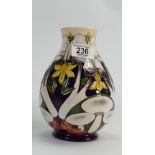 Moorcroft A clouded clearing vase: Limited edition 23/40 and signed by designer Vicky Lovatt.
