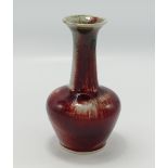 Cobridge Stoneware High Fired vase: height 16cm