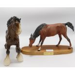Beswick Spirit of Nature 2935: together with Cantering Shire 975(2)