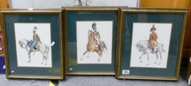 A Series of 3 prints of Napoleonic Era soldiers(3):