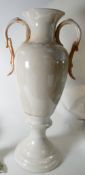 Very Large Decorative Pottery Vase: height 65cm