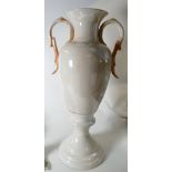 Very Large Decorative Pottery Vase: height 65cm