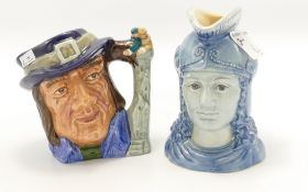Royal Doulton Small Character Jug Gulliver HN6563: together with Britannia D7107(2)
