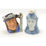 Royal Doulton Small Character Jug Gulliver HN6563: together with Britannia D7107(2)