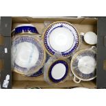 A collection of Royal Worcester Imperial Patterned Dinner Ware to include: rimmed bowls,